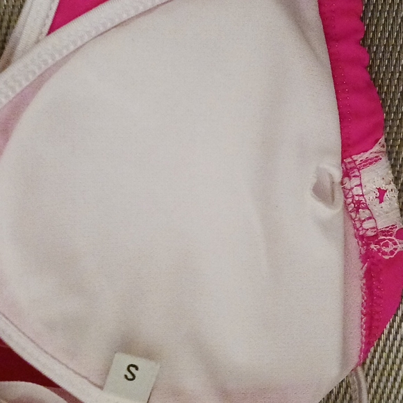 Fuschia Ruffle Bow Bikini - Picture 6 of 6